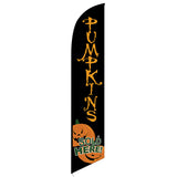 15' Pumpkins Sold Here Feather Flag with personalized logo