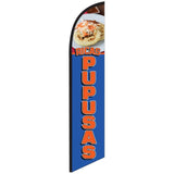 15' Ricas Pupusas Feather Flag Banner customized with your graphics