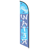 15' Quality Water Feather Flag with custom printed logo