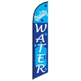 15' Quality Water Feather Flag with custom printed logo