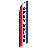 15' Open House Feather Flag printed to your specs