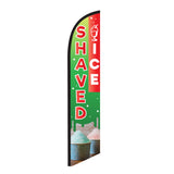 Shaved Ice custom printed 15' feather flag with options