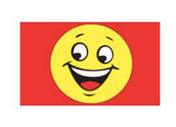 3×5 SMILEY RED Stock Flag