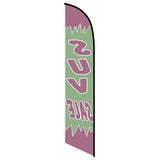 15' SUV Sale Feather Flag printed with your graphics