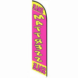 15' Sale Mattress Sale Feather Flag personalized with logo