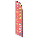 15' Sale Phone Accessories Feather Flag custom printed with company logo