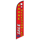 15' Sale Phone Accessories Feather Flag custom printed with company logo