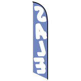 15' Sale (Blue And White) Feather Flag with personalized logo