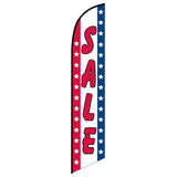 15' Sale (Patriotic) Feather Flag customized with your graphics