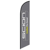 15' Scion CPO Feather Flag personalized with logo