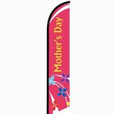 15' Mothers Day Feather Flag with personalized logo