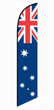 15' Australian Feather Flag with custom printed logo