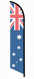 15' Australian Feather Flag with custom printed logo