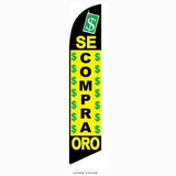 15' Se Compra Oro Feather Flag with your custom branding