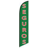 15' Seguros Banner Flag with your custom brand