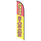 15' Self Storage Feather Flag with personalized logo