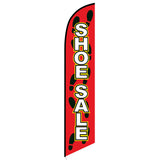 15' Shoe Sale Feather Flag customized with your graphics