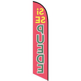 15' Si Se Puede Feather Flag printed in full color