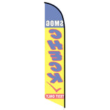 15' Smog Check Test Only Flag with your custom brand
