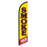 15' Smoke Shop Banner Flag custom printed with company logo