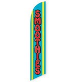 15' Smoothies Feather Flag with personalized logo
