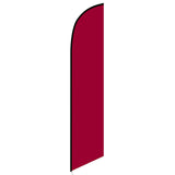 15' Solid Burgundy Feather Banner Flag