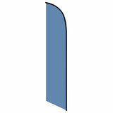 15' Solid Dark Blue Feather Banner Flag