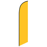 15' Solid Golden Yellow Colored Feather Banner Flag