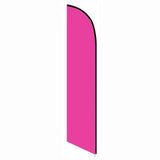 15' Solid Magenta Colored Feather Banner Flag