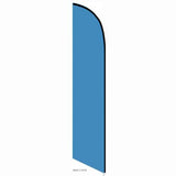 15' Solid Marina Blue Feather Banner Flag