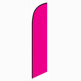 15' Solid (Light Magenta, Pink) Feather Flag