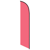 15' Solid Red Feather Banner Flag Swooper