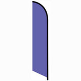 15' Solid Violet Colored Feather Banner Flag