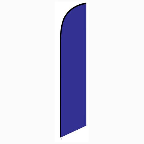 15' Solid Violet Colored Feather Banner Flag