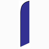 15' Solid Violet Colored Feather Banner Flag