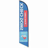 15' Star Certified Smog Station Repair Flag printed in full color