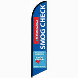 15' Star Certified Smog Station Repair Flag printed in full color