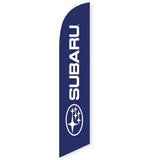 15' Subaru Feather Flag printed in full color