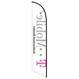 15' T-Mobile Authorized Dealer Feather Flag with your custom branding