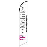 15' T-Mobile Authorized Dealer Feather Flag with your custom branding