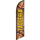 15' Taqueria Feather Flag printed with custom graphics