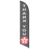 15' Texaco Thank You Feather Flag with personalized logo