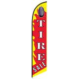 15' Tire Sale Feather Flag with your custom brand