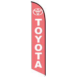 15' Toyota Feather Flag with your custom brand