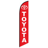 15' Toyota Feather Flag with your custom brand