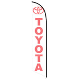 15' Toyota Banner Flag with your custom branding