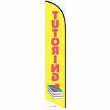 15' Tutoring Feather Flag printed in full color