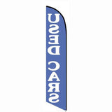 15' Used Cars Blue Feather Flag printed to your specs