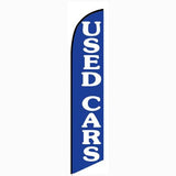 15' Used Cars Blue Feather Flag printed to your specs