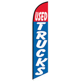 15' Used Trucks Feather Flag personalized with logo